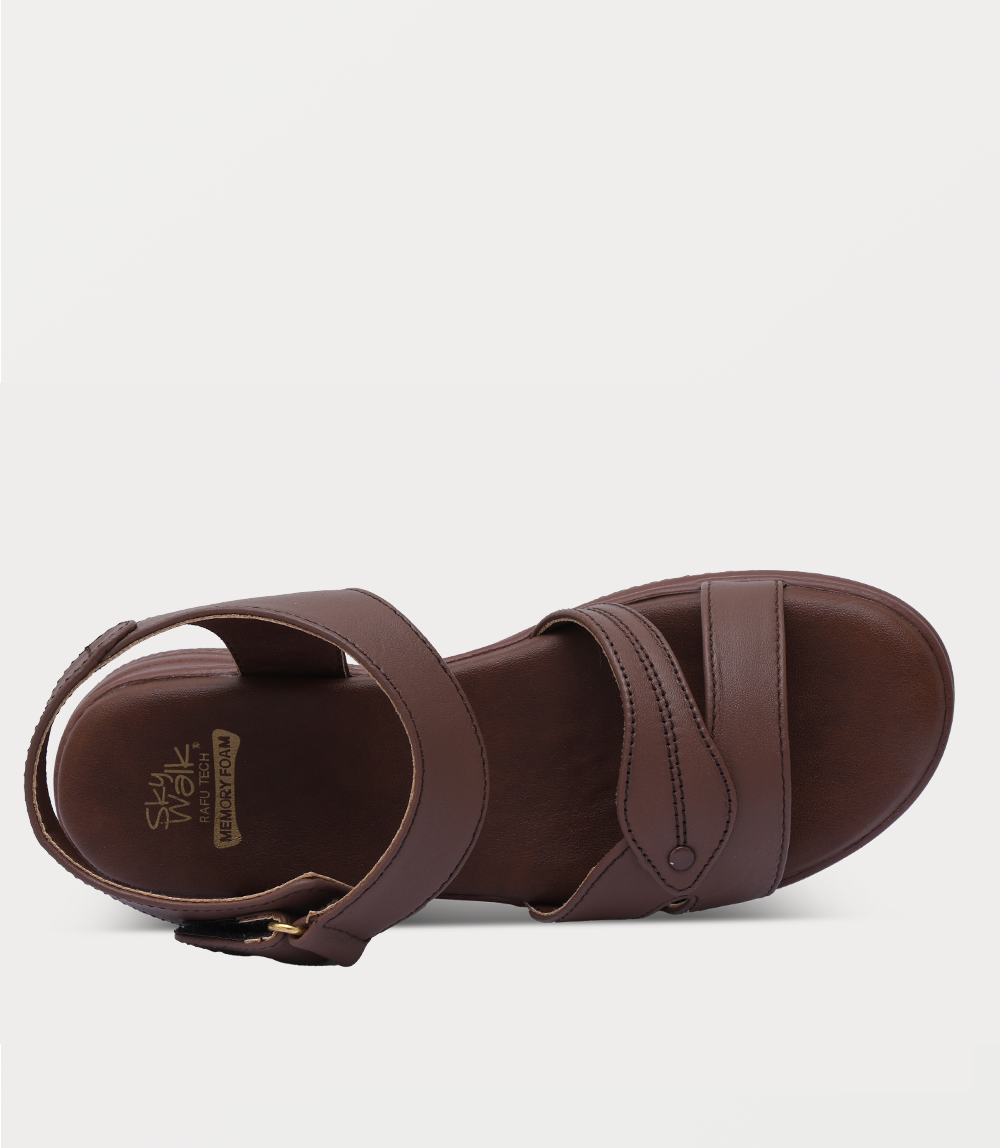 Women Comfort Sandal-BROWN