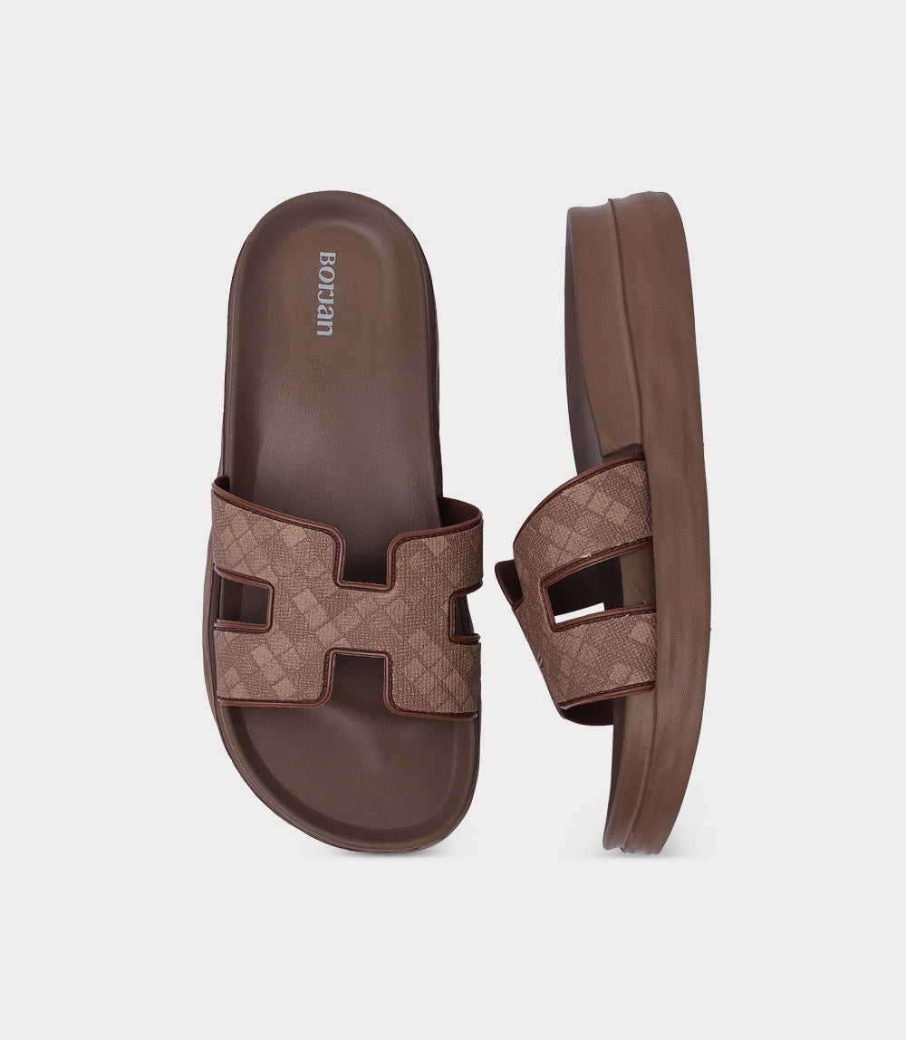 Women Casual Slipper-BROWN
