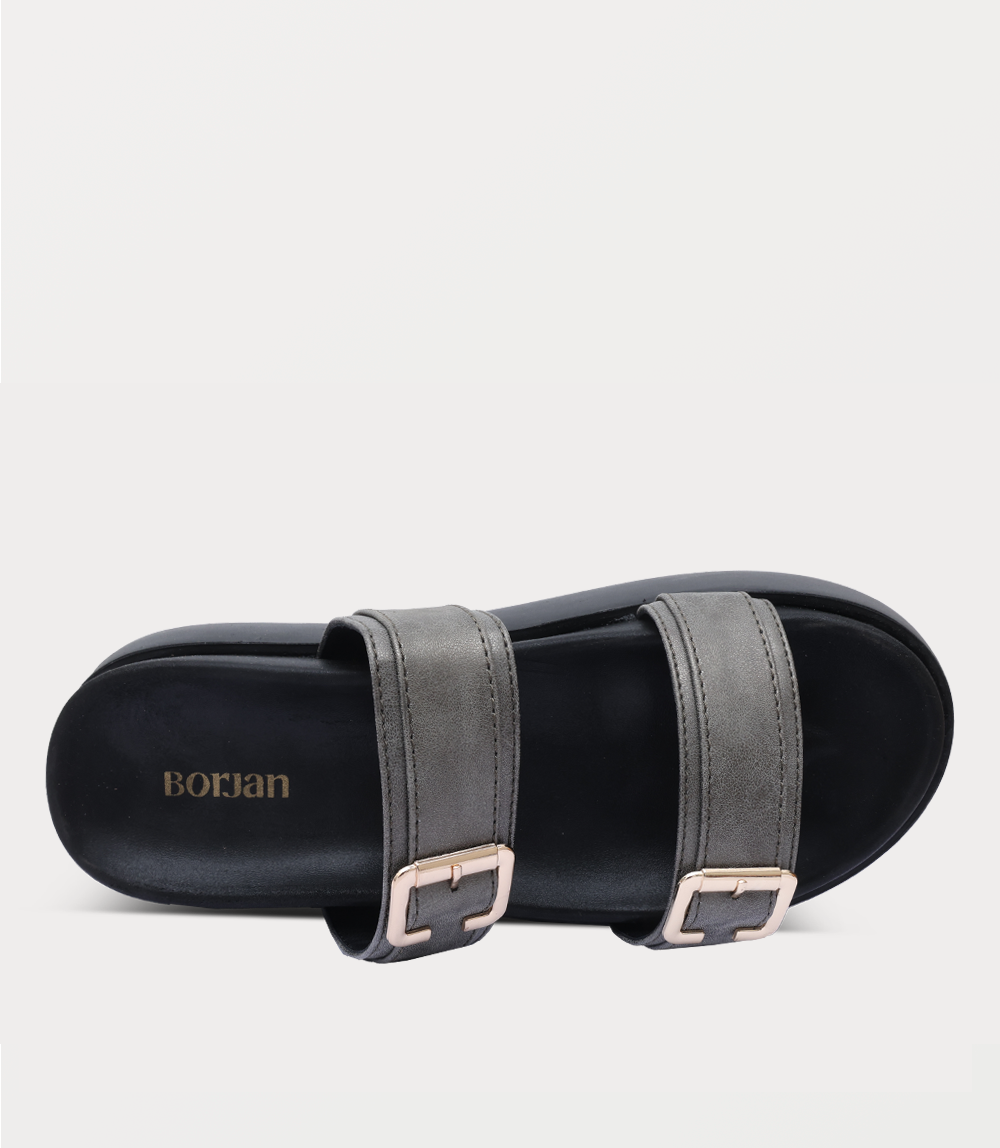 Women Comfort Slipper-DARK GREY