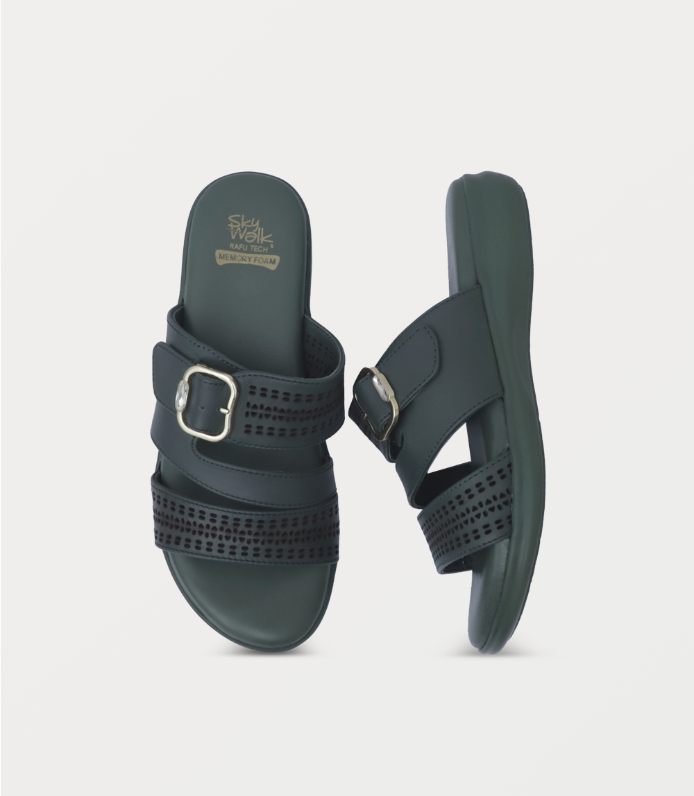 Women Comfort Slipper-GREEN