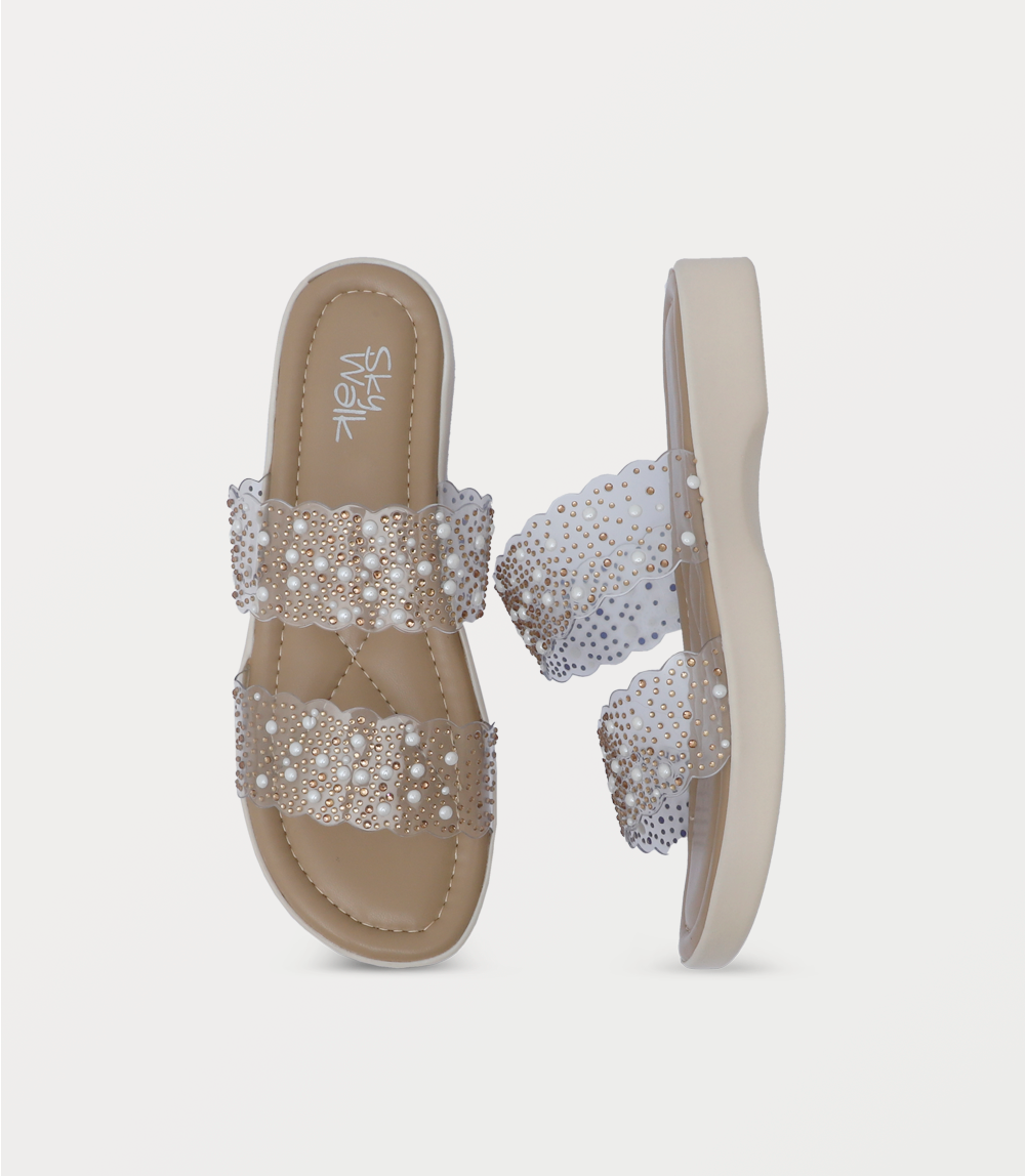 Women Comfort Slipper-BEIGE