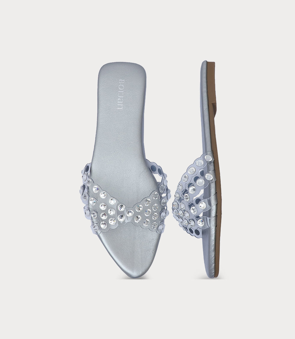 Women Slipper-SILVER