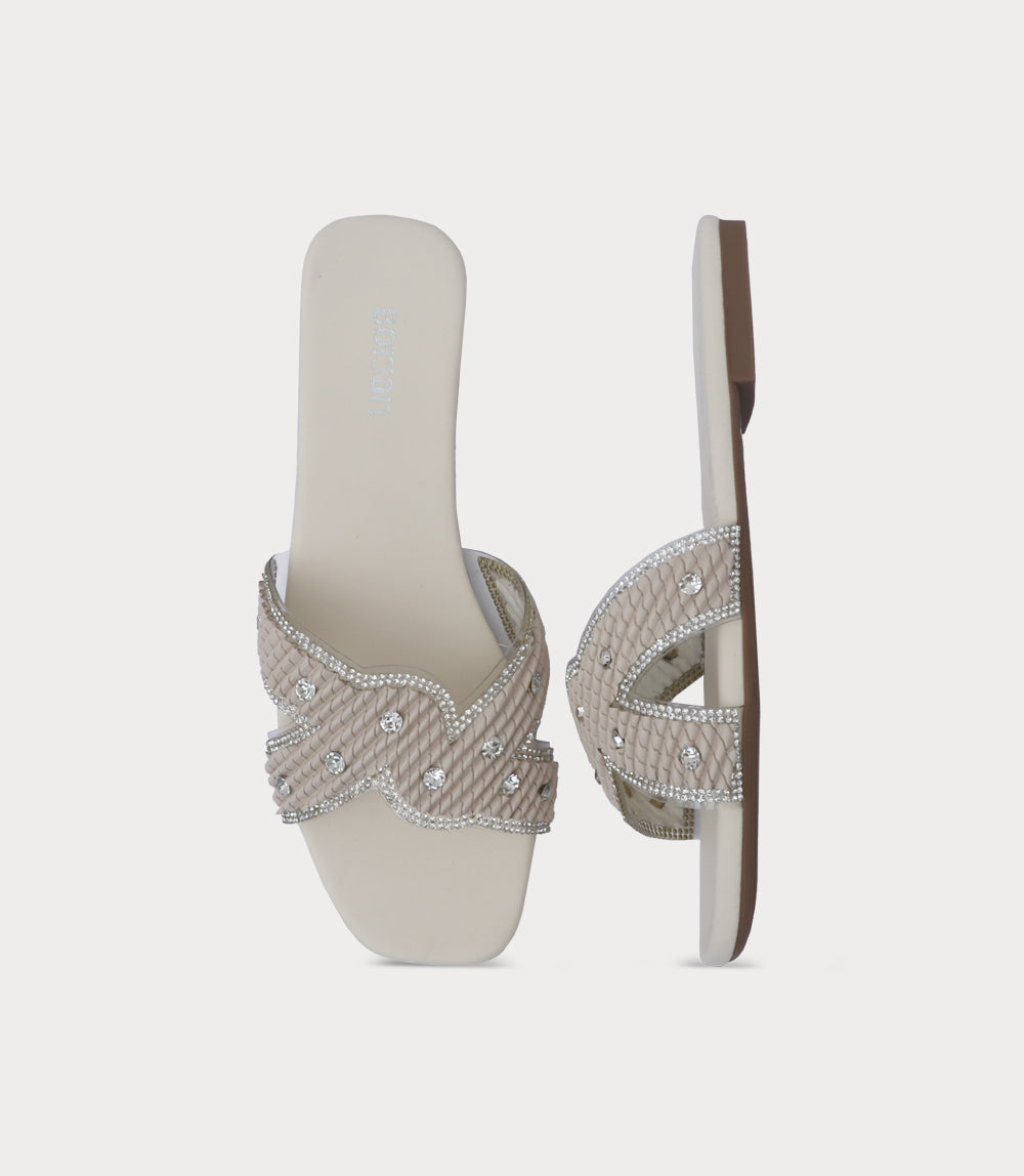 Women Slipper-IVORY