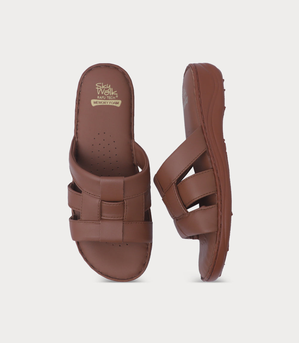 Women Comfort Slipper-TAN