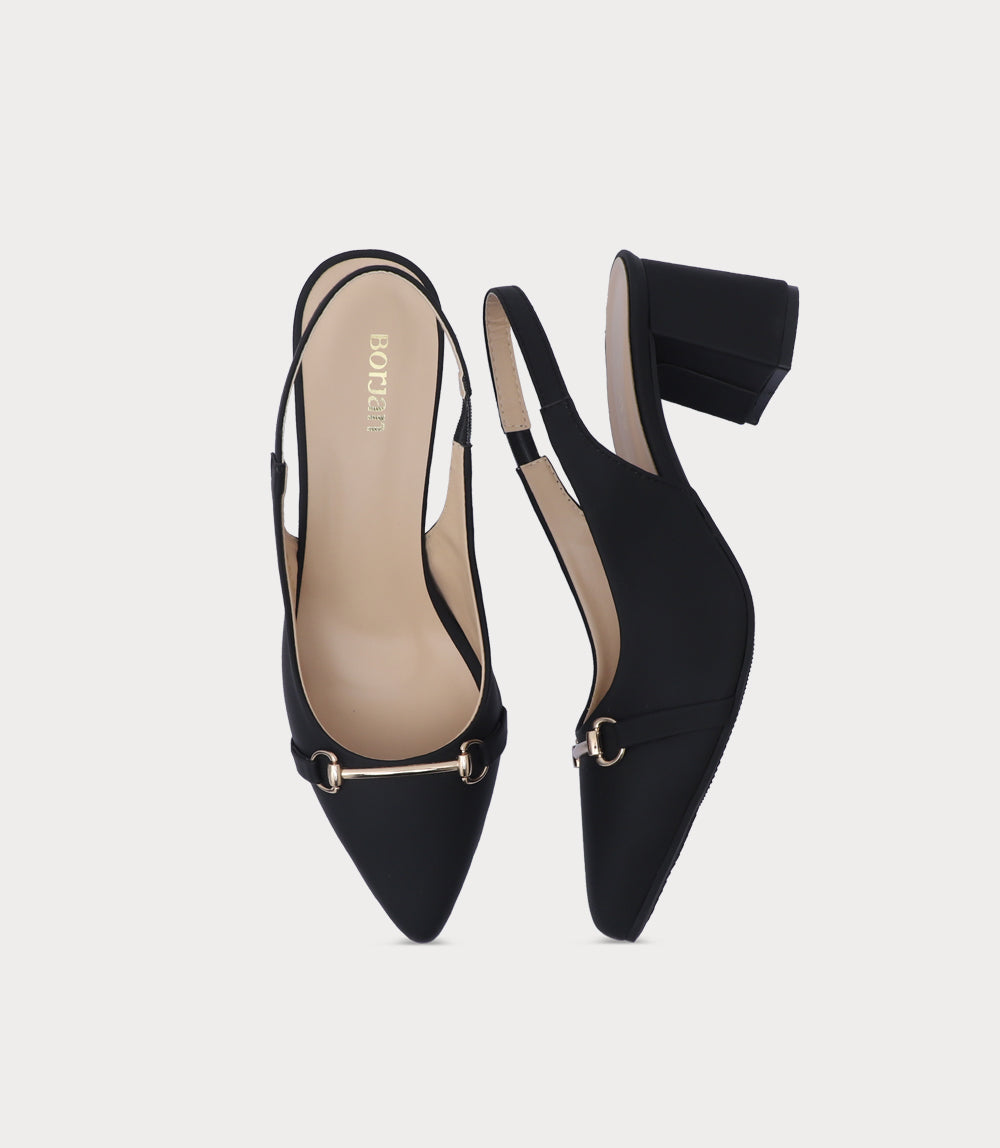 Women Sling Back-BLACK