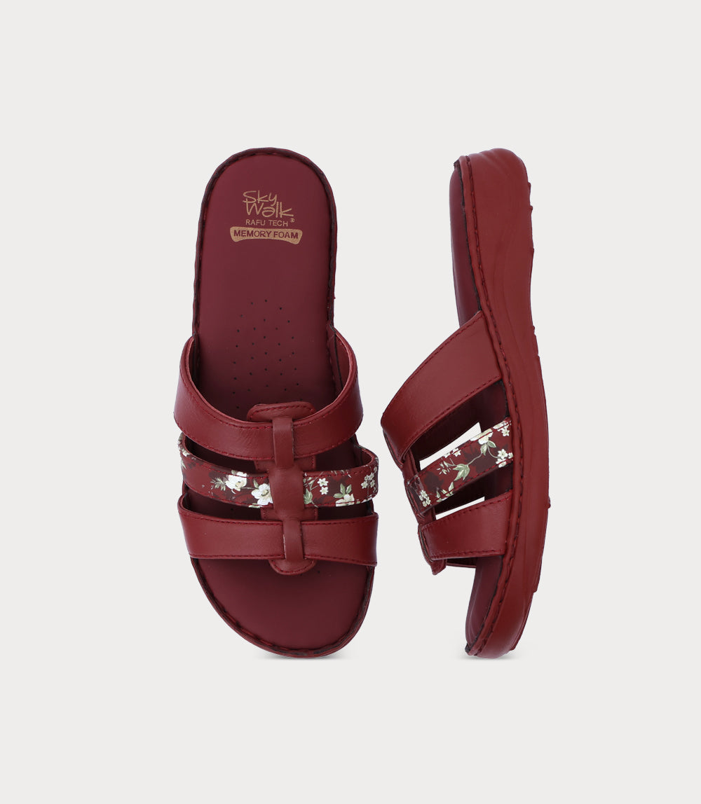 Women Comfort Slipper-MAROON