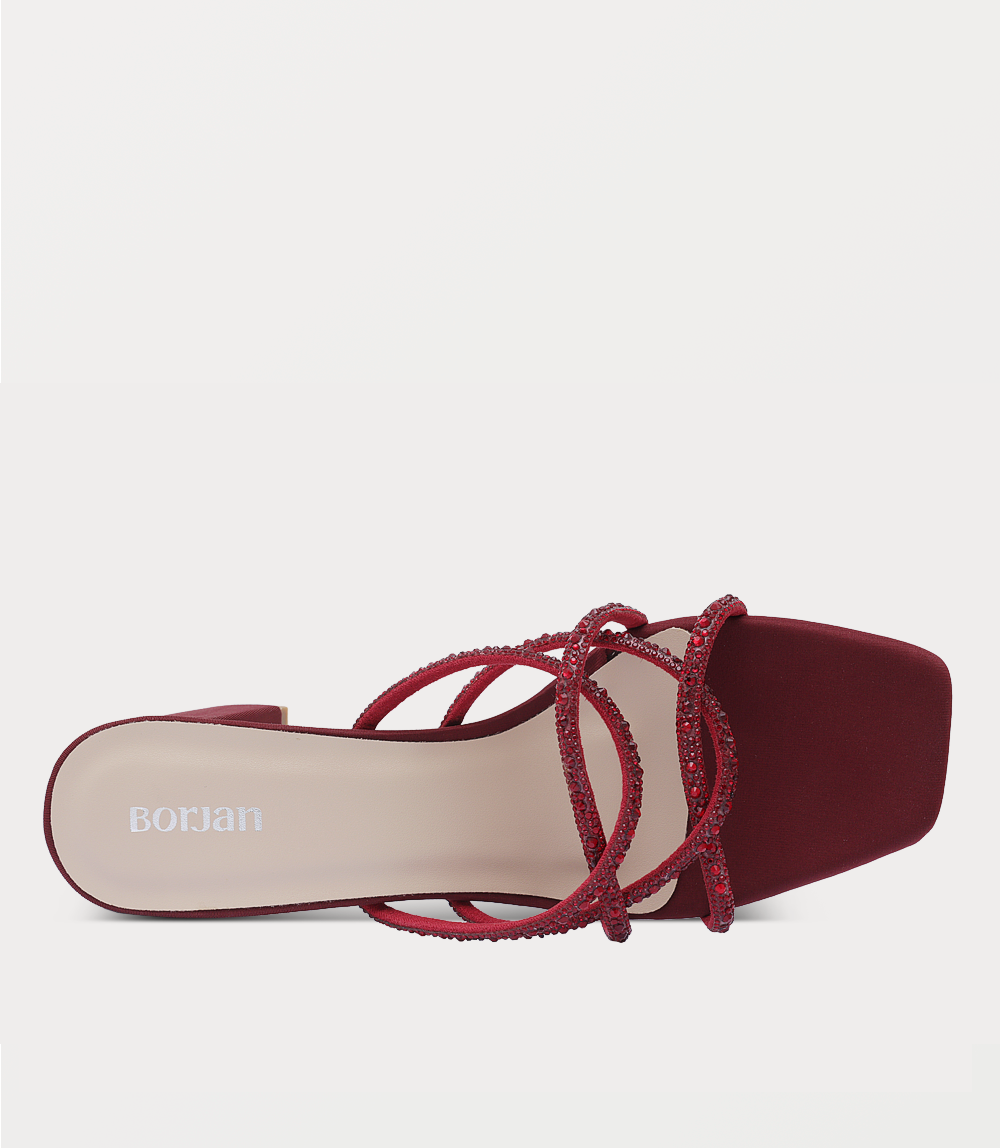 Women Slipper Heels-MAROON