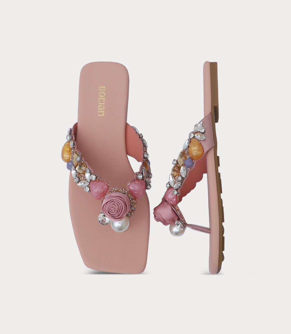 Women Chappal-TEA PINK