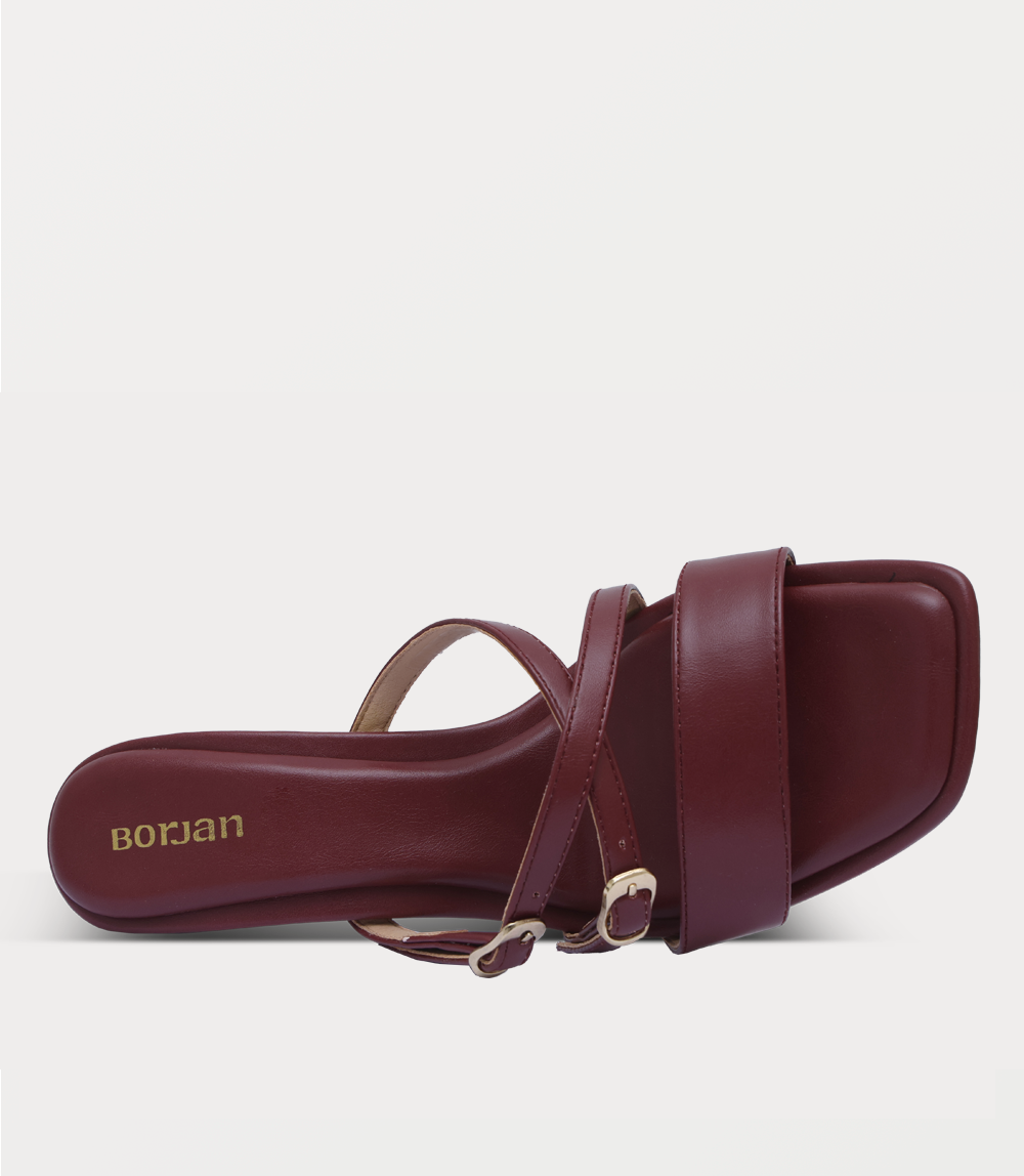 Women Slipper Heels-MAROON
