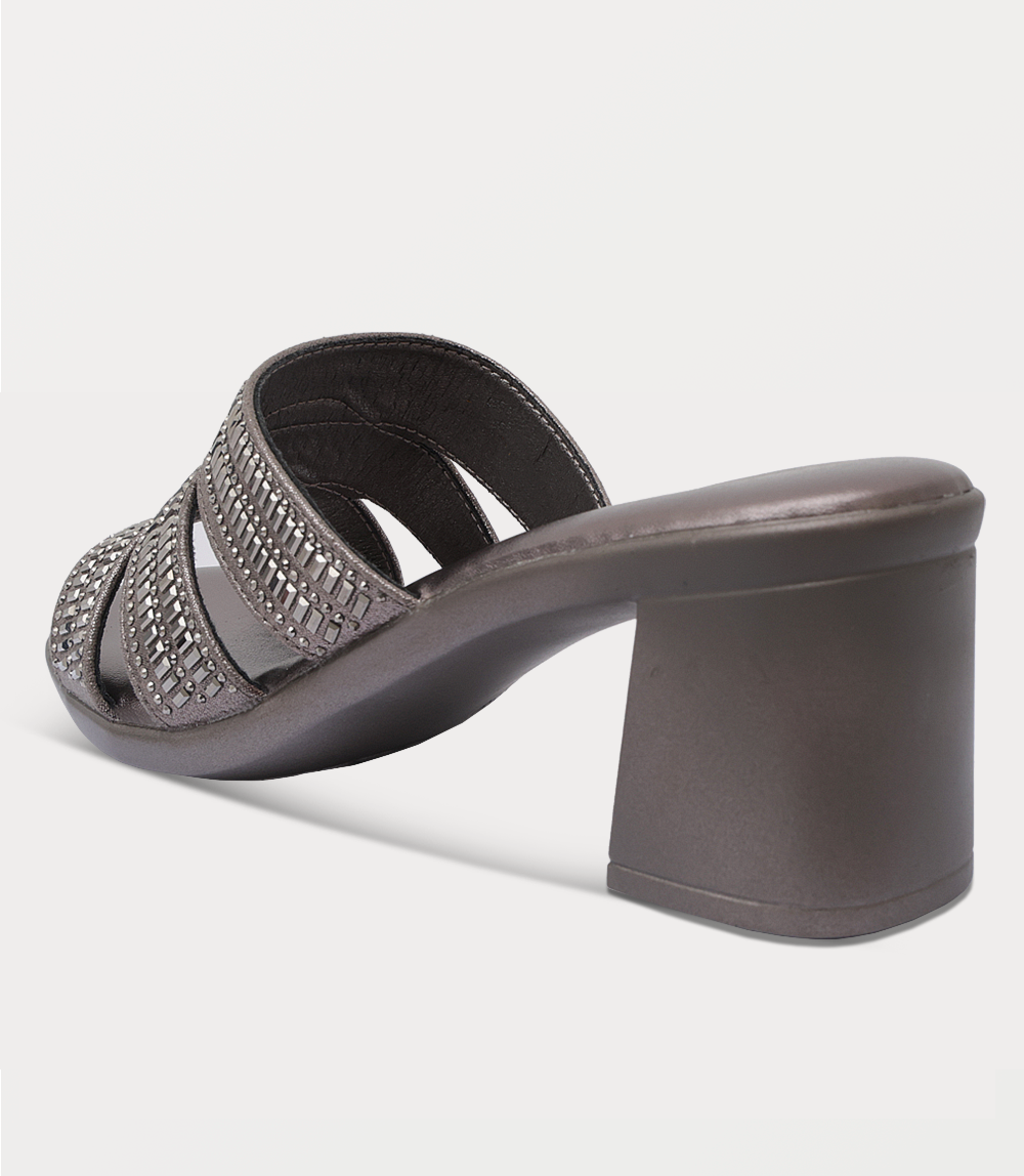 Women Slipper Heels-GUN