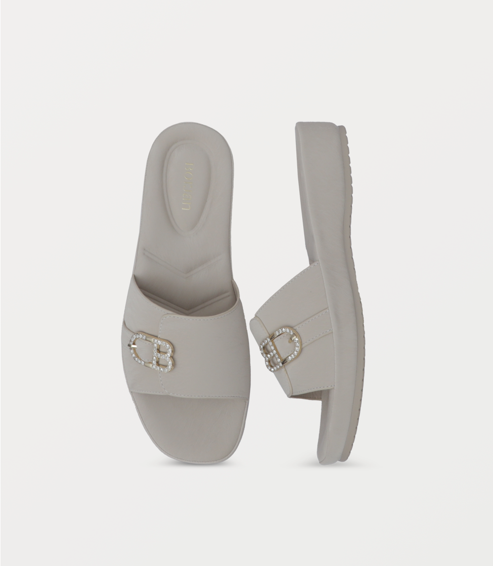 Women Comfort Slipper-BEIGE