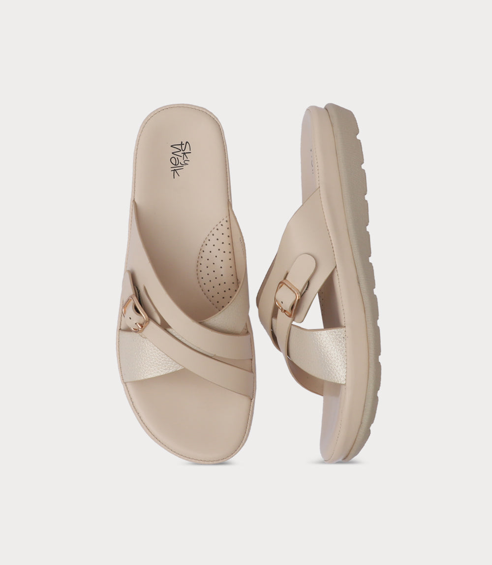 Women Comfort Slipper-IVORY