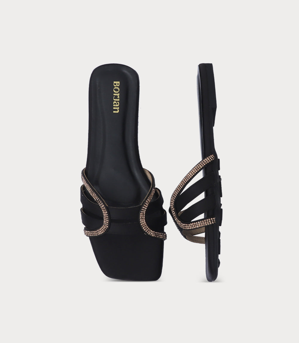 Women Slipper-BLACK