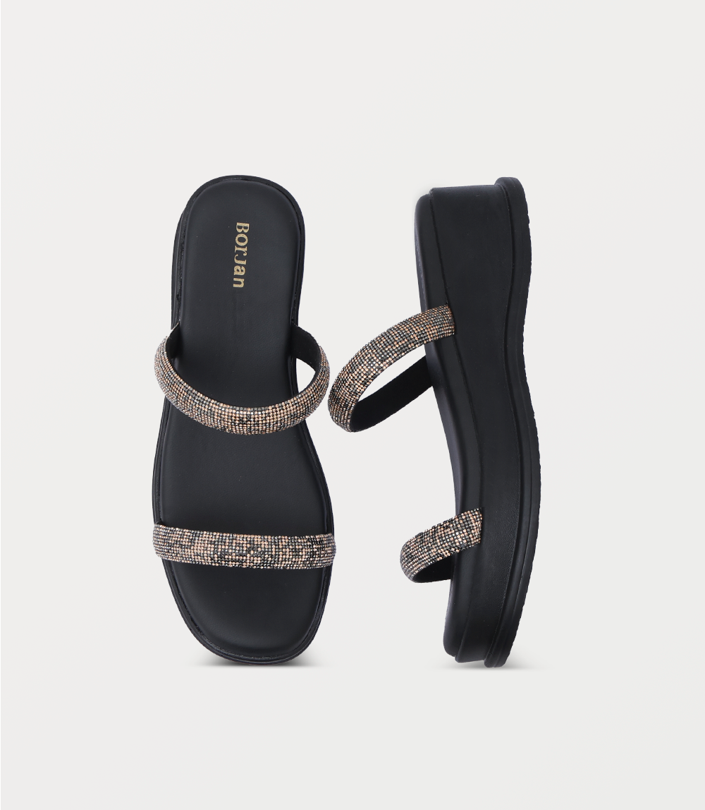 Women Comfort Slipper-BLACK