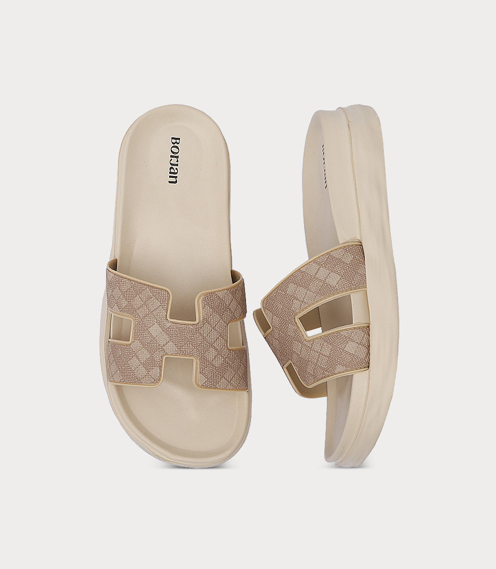 Women Casual Slipper-IVORY