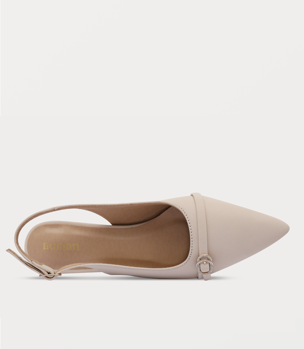 Women Sling Back-IVORY