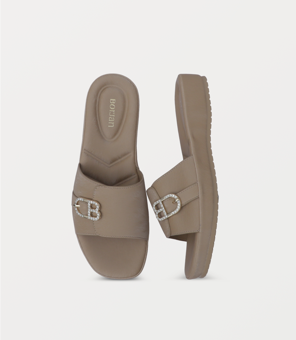 Women Comfort Slipper-KHAKI