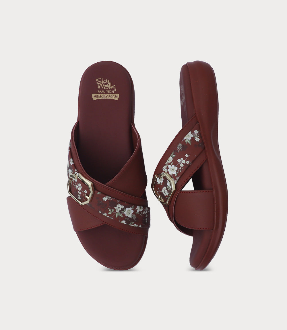 Women Comfort Slipper-MAROON