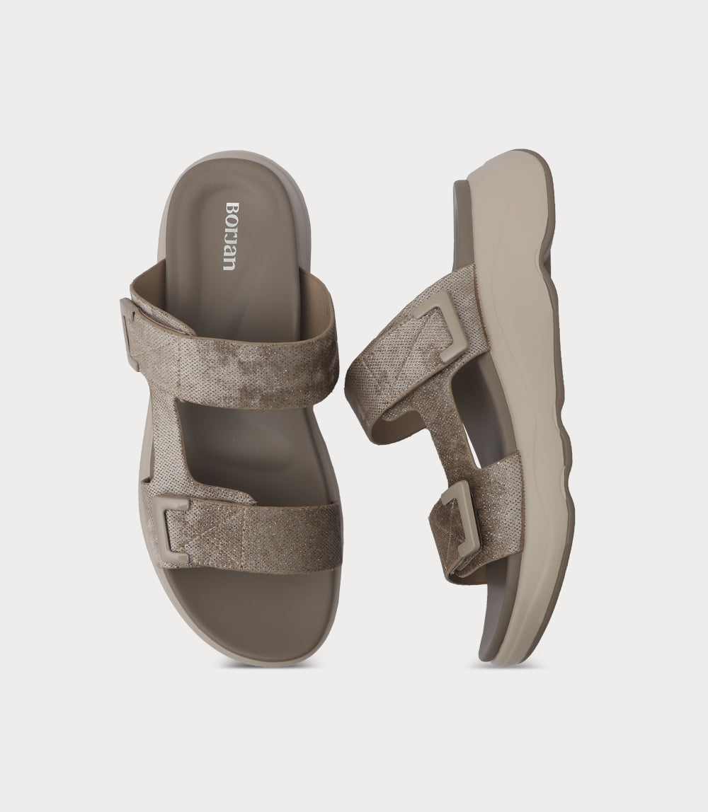 Women Comfort Slipper-KHAKI
