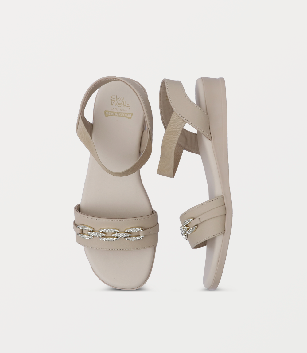 Women Comfort Sandal-FAWN