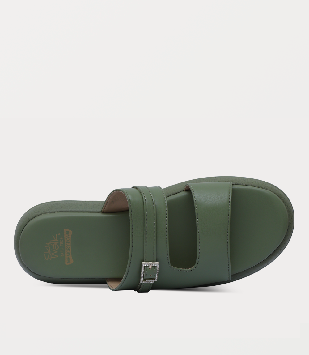Women Comfort Slipper-GREEN