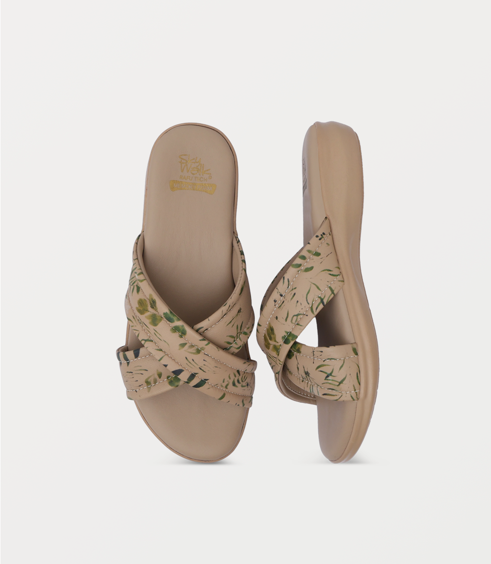 Women Comfort Slipper-BEIGE