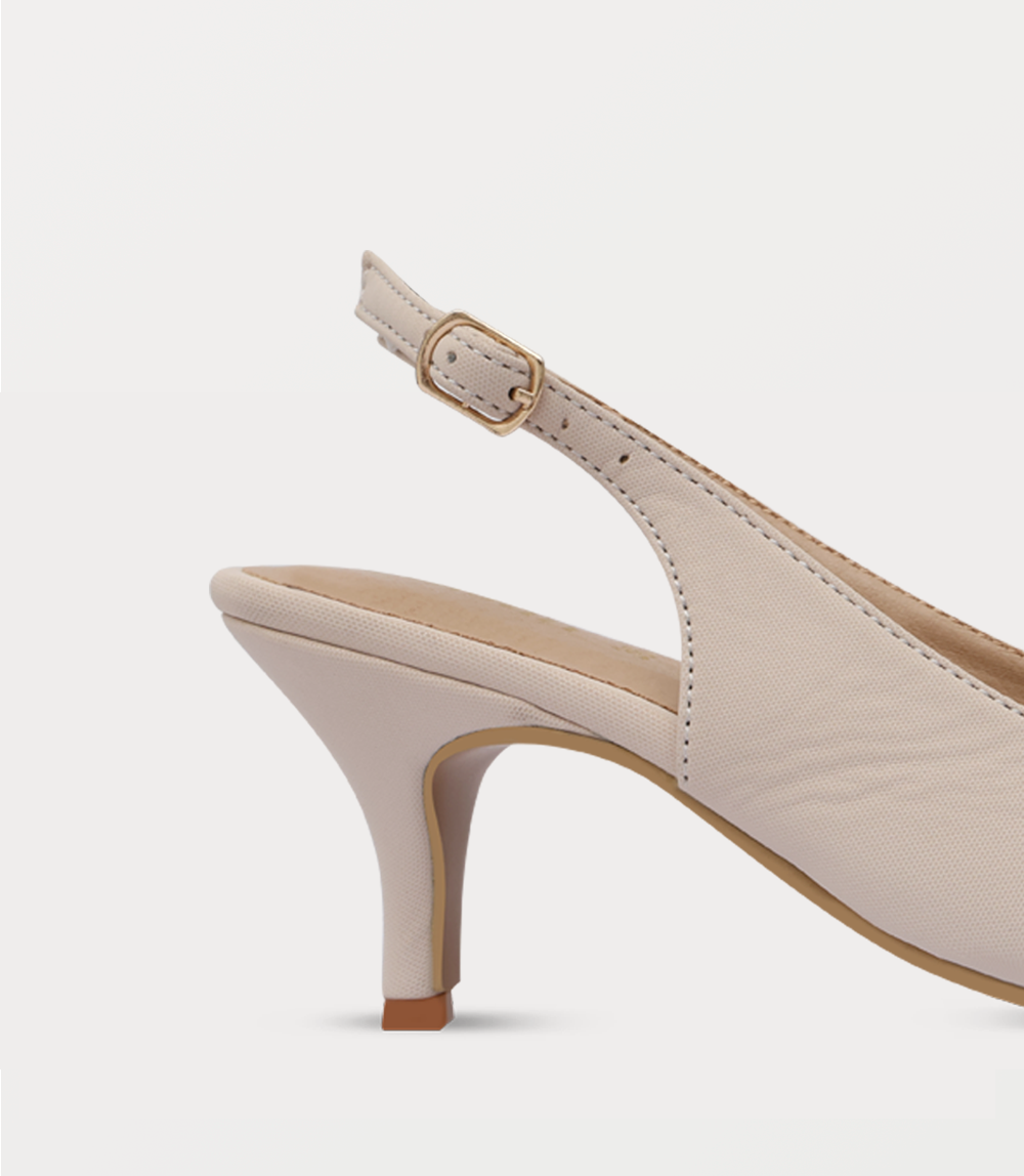 Women Sling Back-IVORY