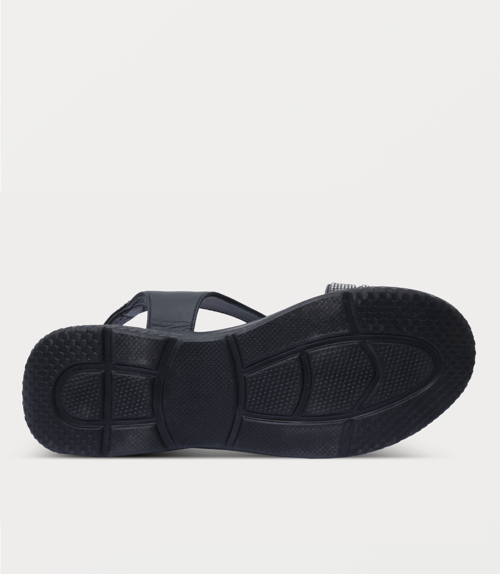 Women Comfort Sandal-BLACK
