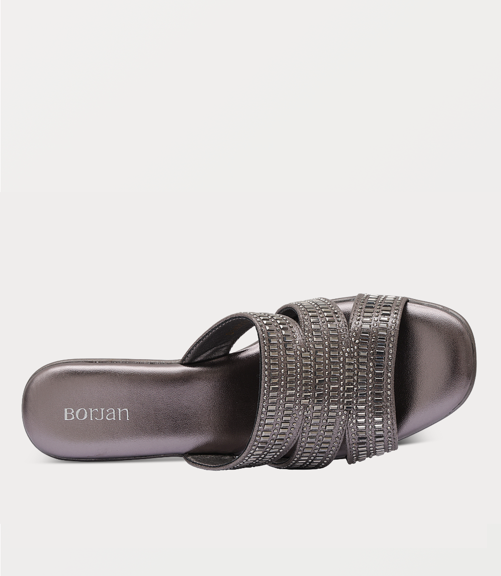 Women Slipper Heels-GUN
