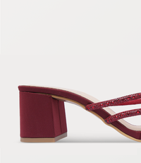 Women Slipper Heels-MAROON