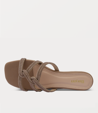 Women Slipper Heels-GOLDEN