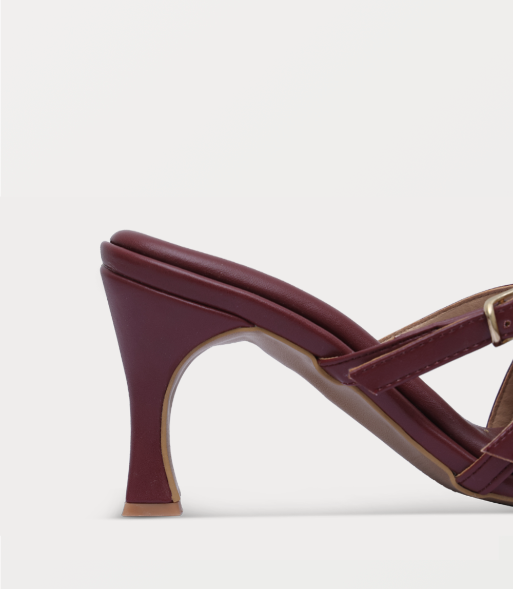 Women Slipper Heels-MAROON