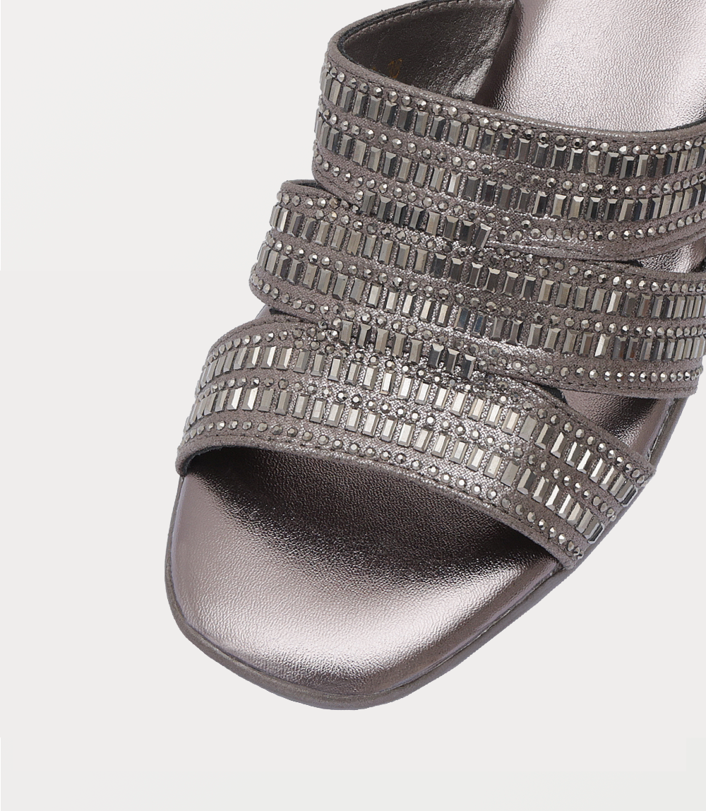 Women Slipper Heels-GUN