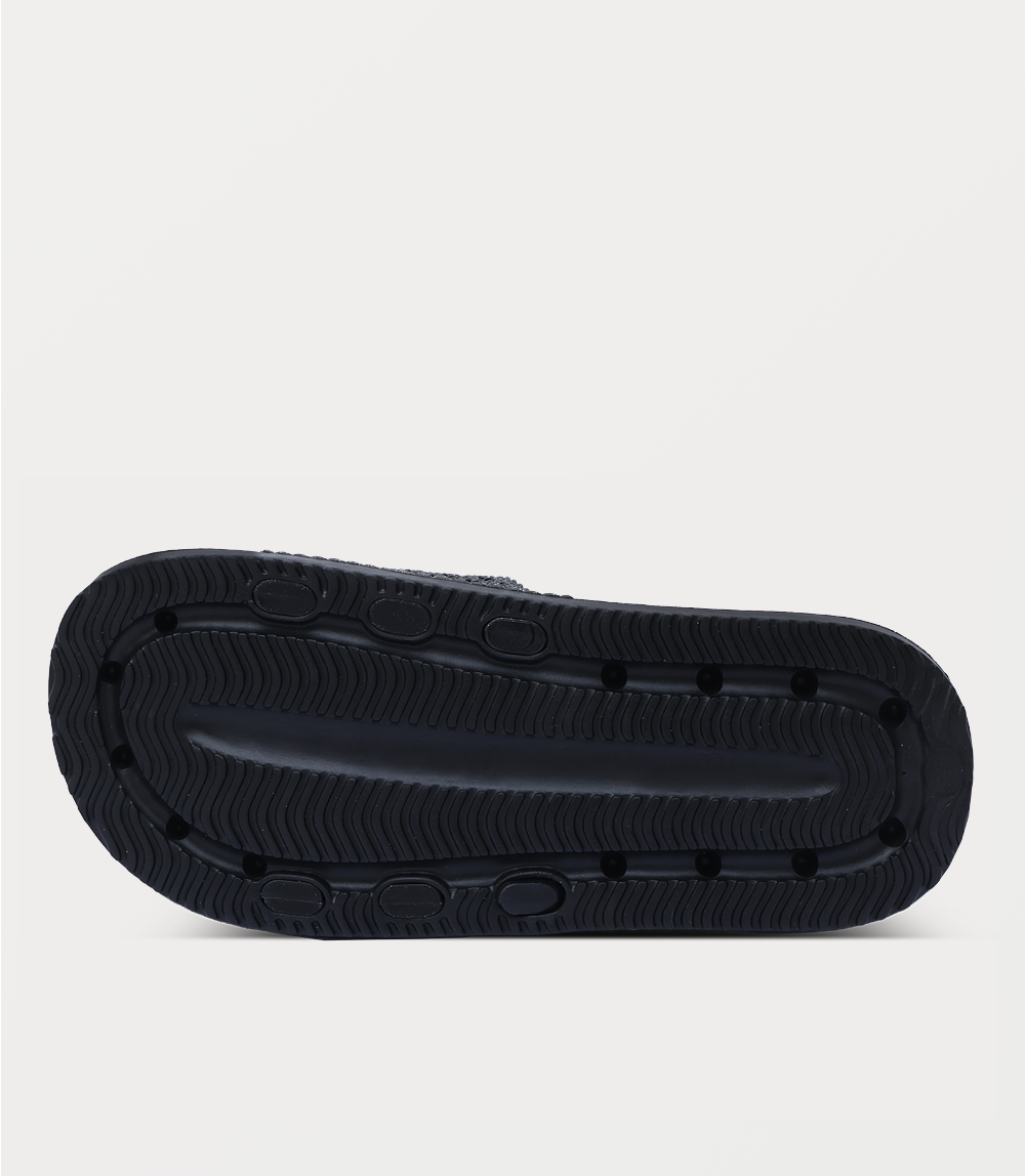 Women Casual Slipper-BLACK