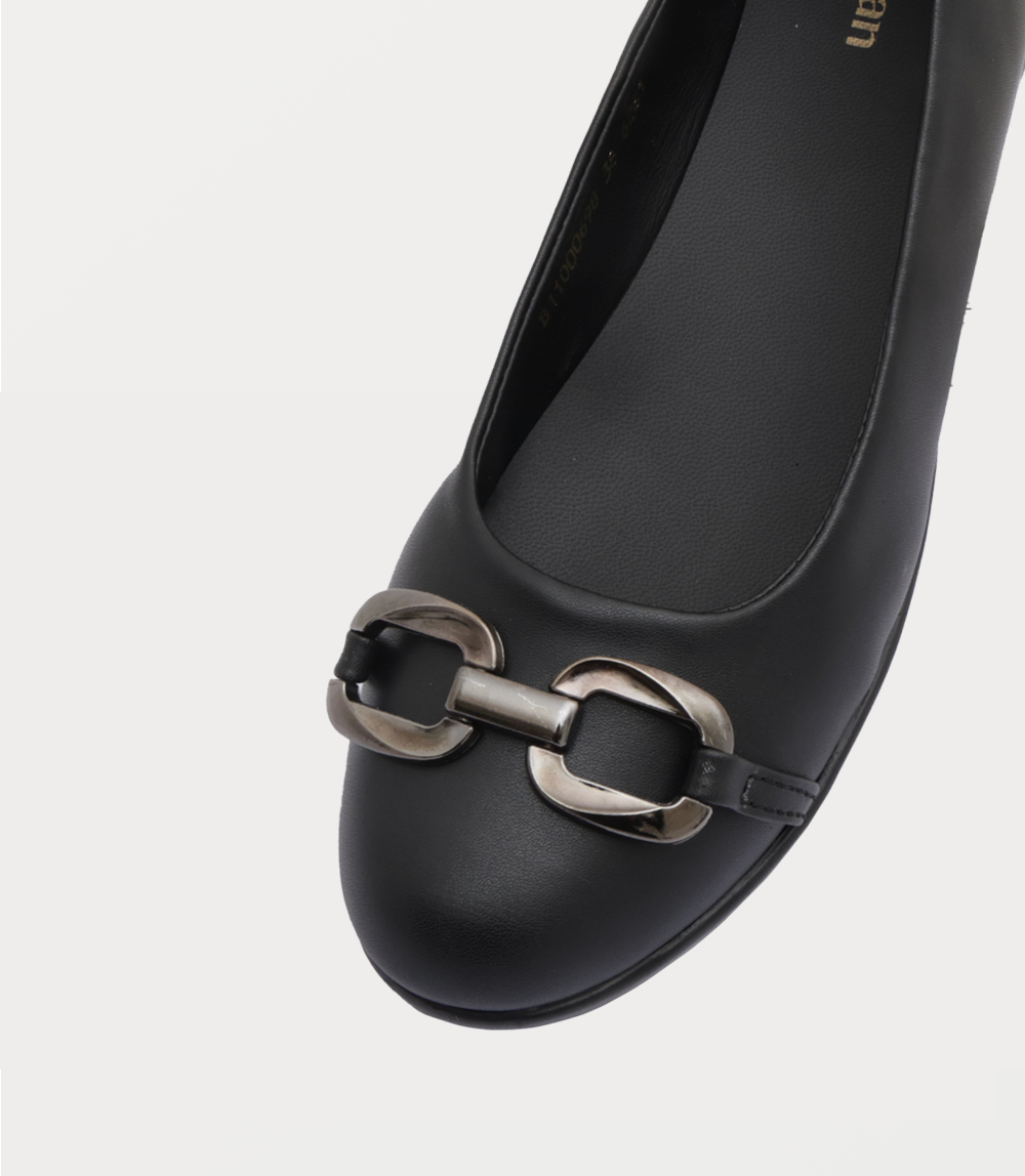 Women Court Shoes-BLACK