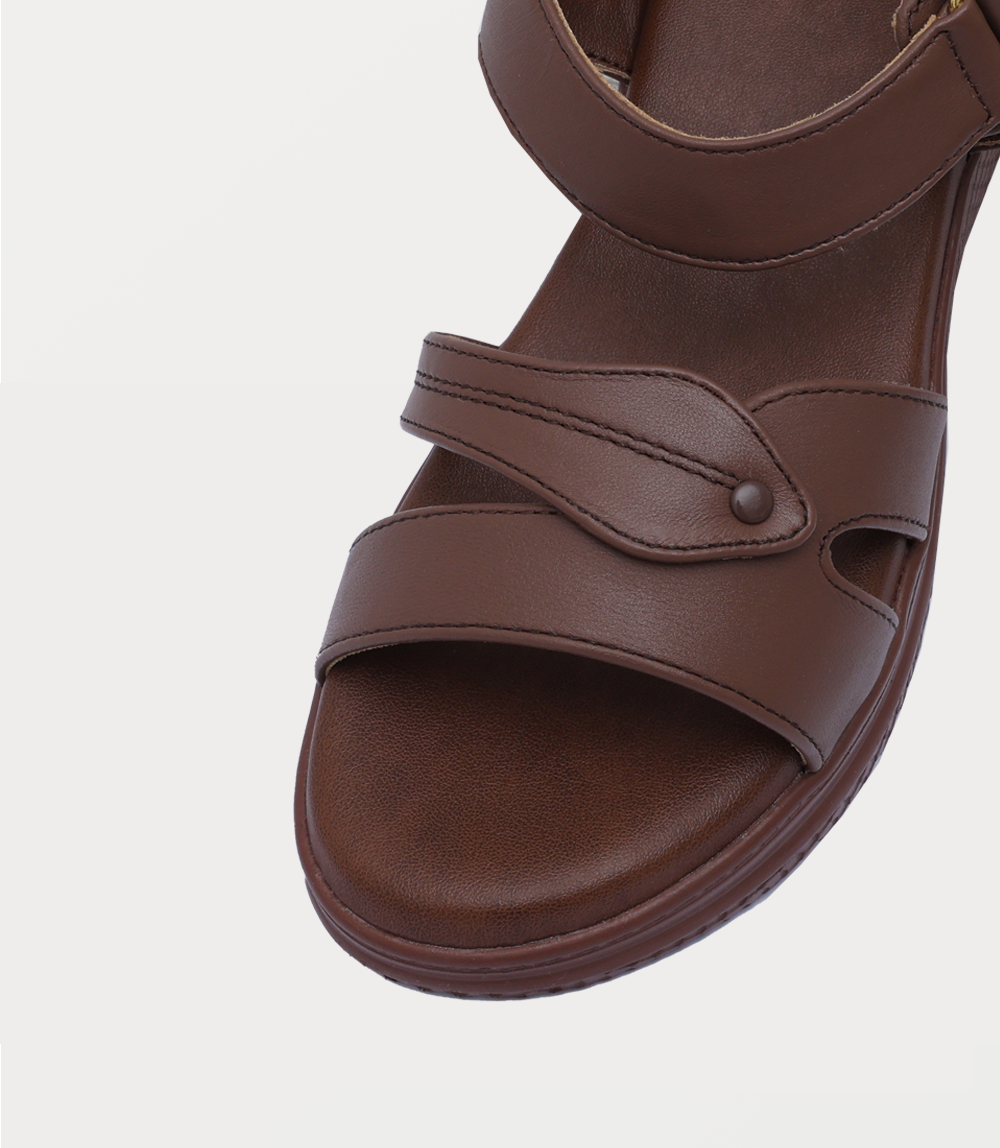 Women Comfort Sandal-BROWN