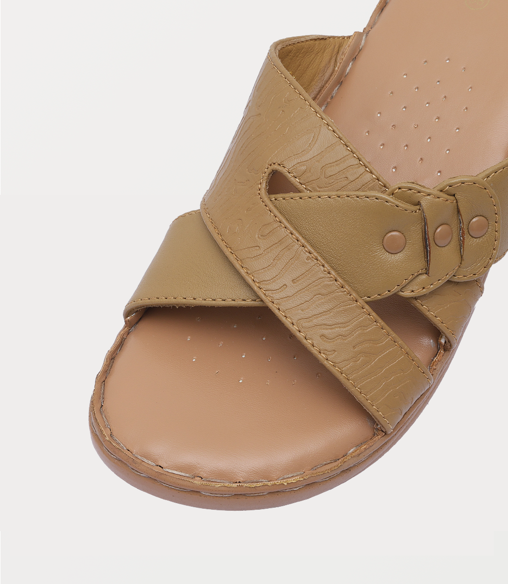 Women Comfort Slipper-MUSTARD