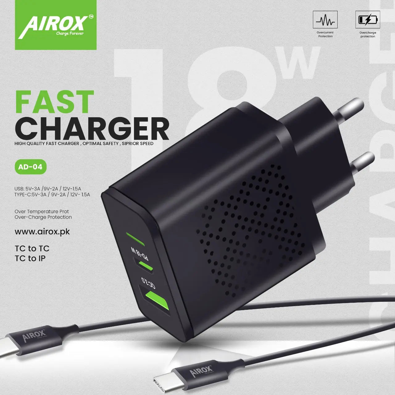 AD04 Fast Adapter 18W