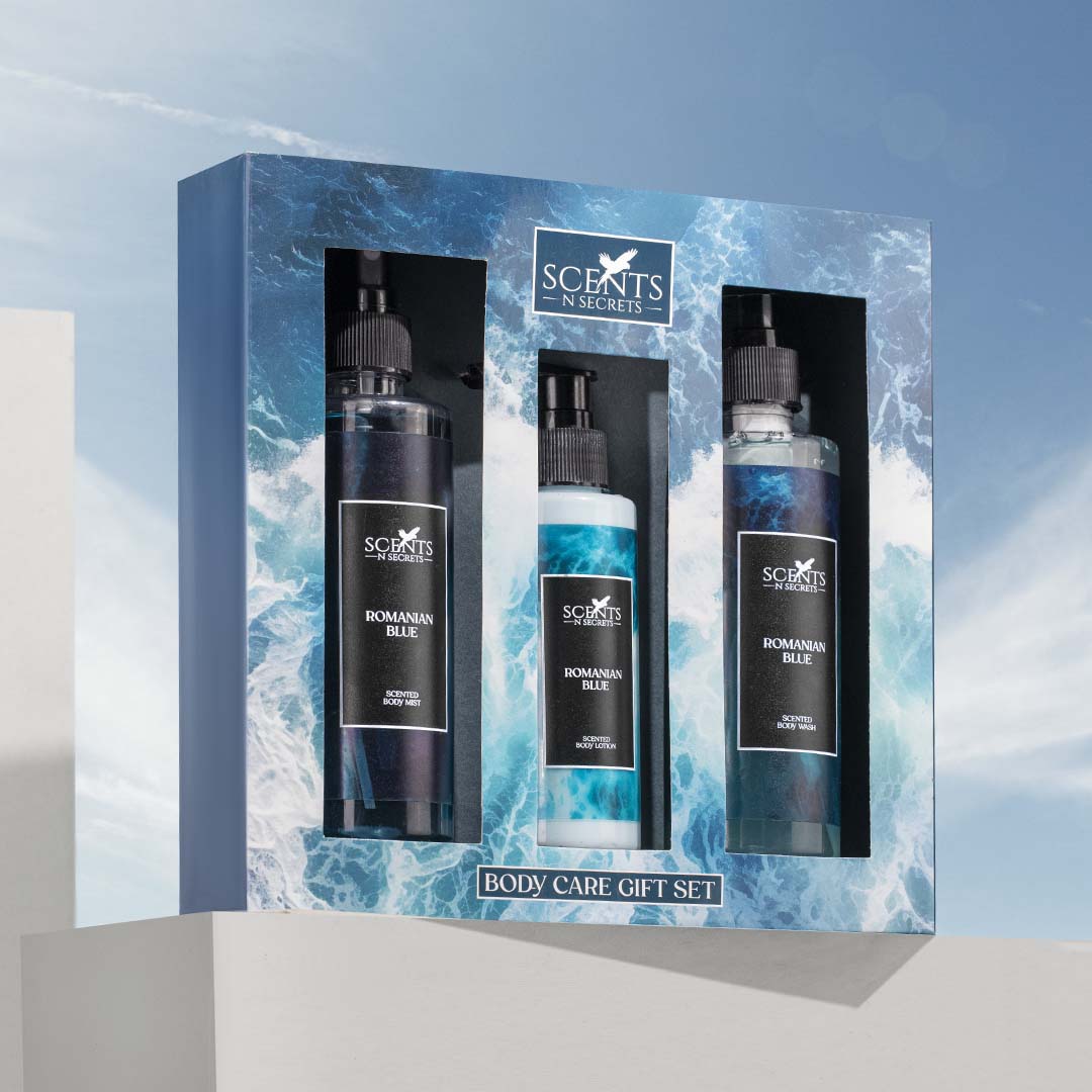 Romanian Blue Body Care Set
