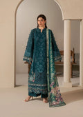 Elaf Premium E-Craft Chikankari Lawn Unstitched 3Pc Suit EHC-2A MOSS