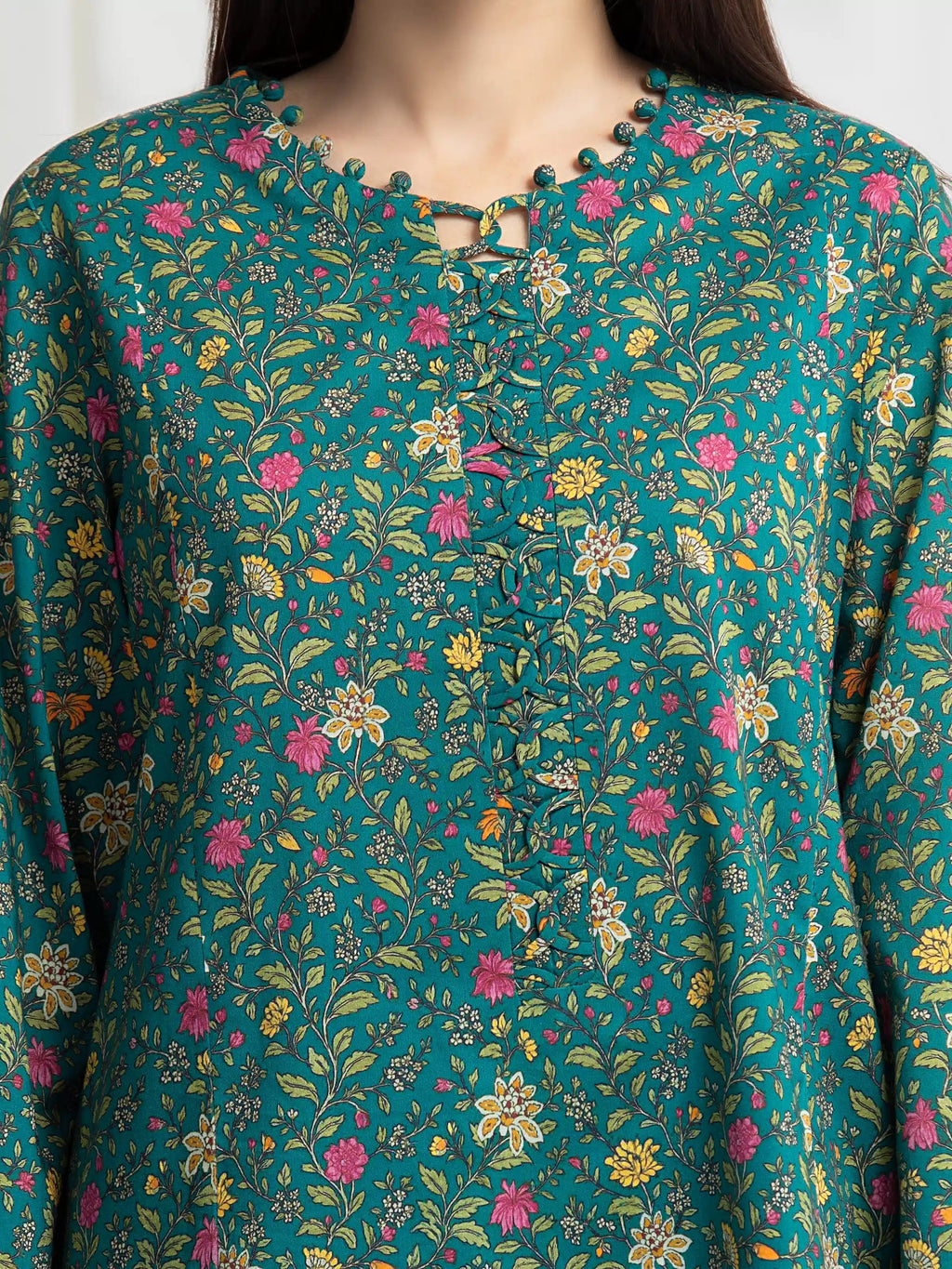 edenrobe Allure Lawn Unstitched Printed 3Pc Suit EWU6A1-36713