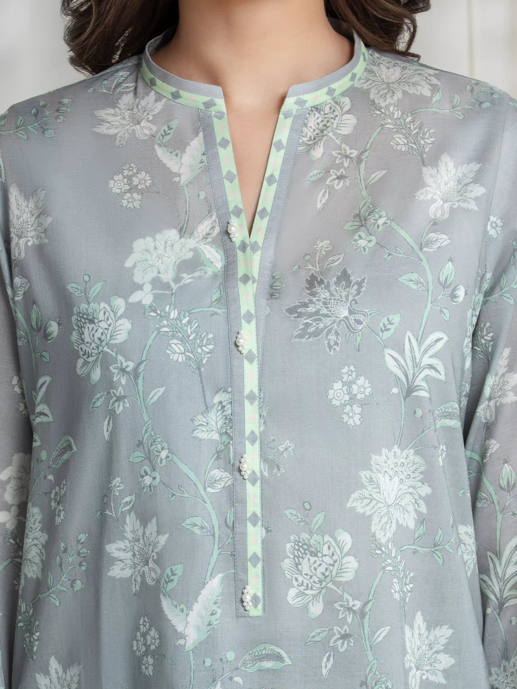 edenrobe Allure Lawn Unstitched Printed 3Pc Suit EWU6A1-36726