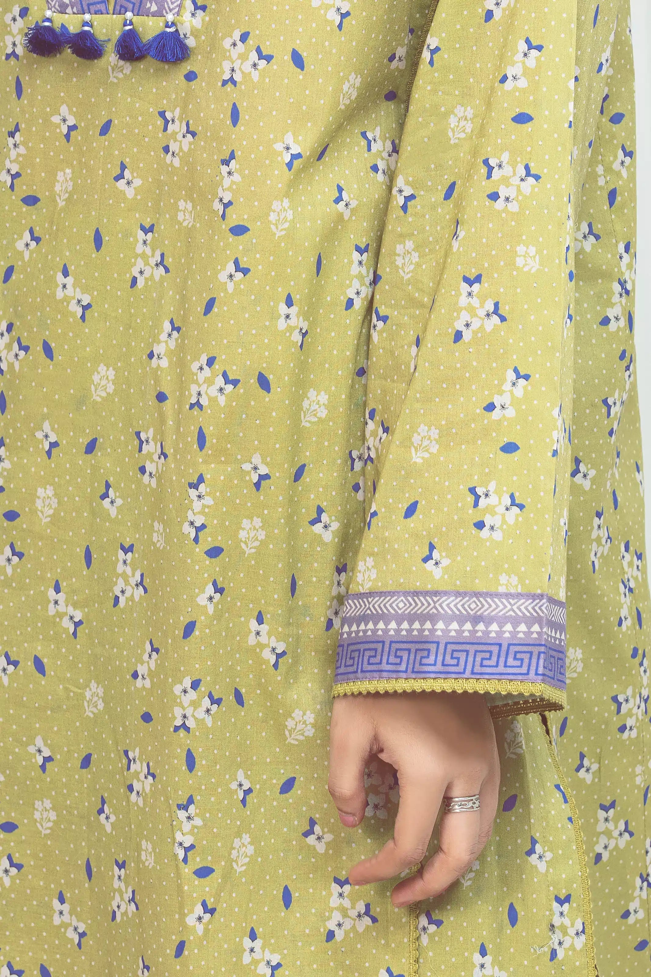 edenrobe Allure Lawn Unstitched Printed 3Pc Suit EWU6A1-36753