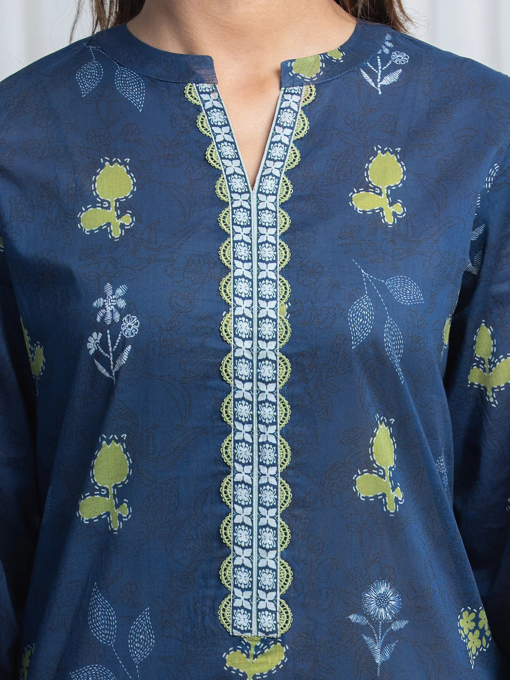edenrobe Allure Lawn Unstitched Printed 3Pc Suit EWU6A1-36850