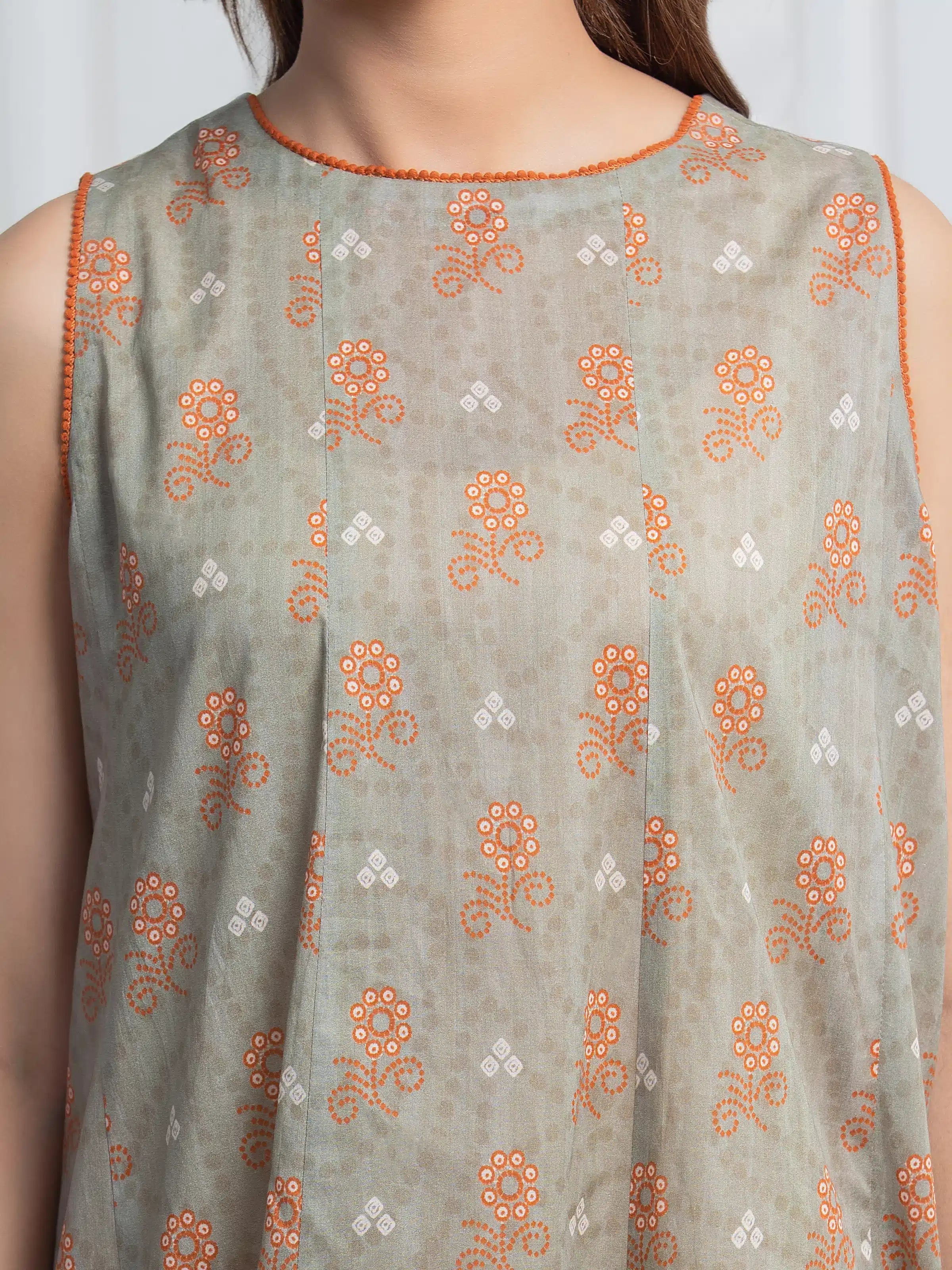 edenrobe Allure Lawn Unstitched Printed 3Pc Suit EWU6A1-36853