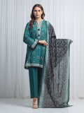 edenrobe Allure Lawn Unstitched Printed 3Pc Suit EWU6A1-36859