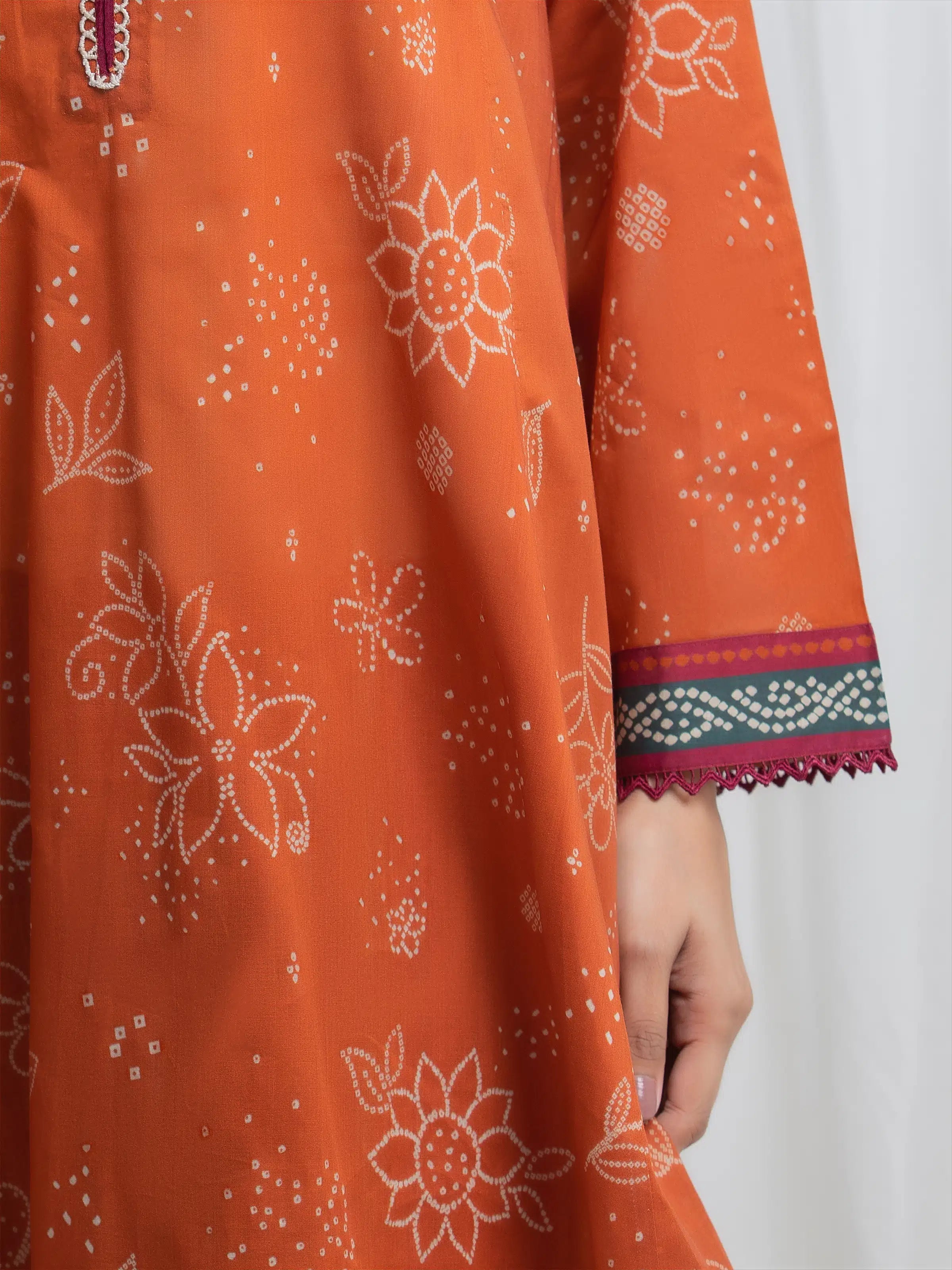 edenrobe Allure Lawn Unstitched Printed 3Pc Suit EWU6A1-36868