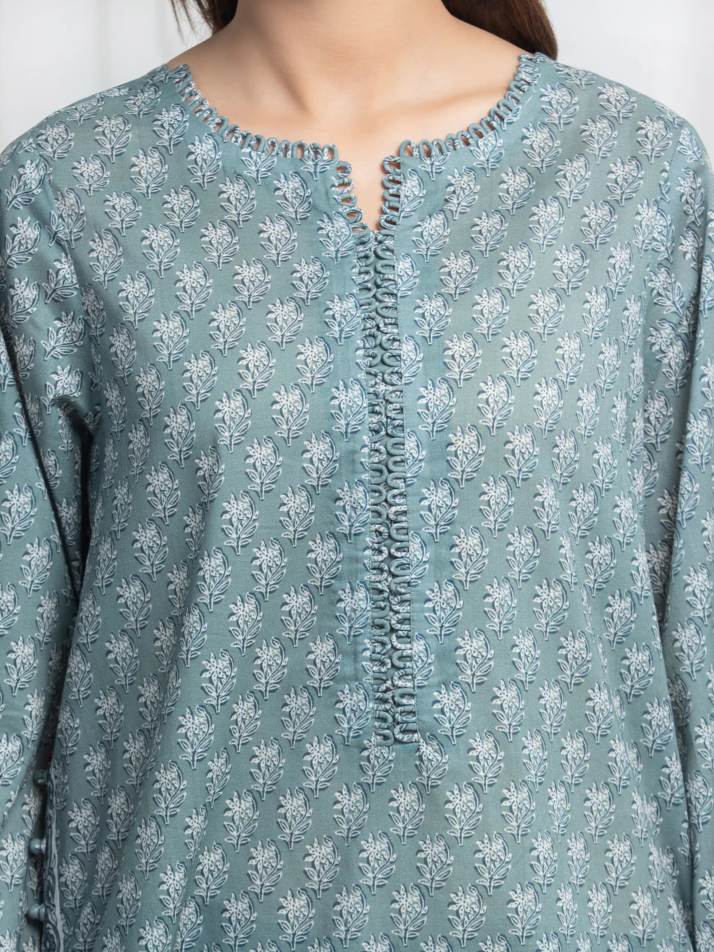 edenrobe Allure Lawn Unstitched Printed 3Pc Suit EWU6A1-36869