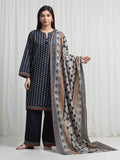 edenrobe Allure Unstitched Printed Khaddar 3Pc Suit EWU6A3-37002