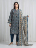 edenrobe Allure Unstitched Printed Khaddar 3Pc Suit EWU6A3-37010